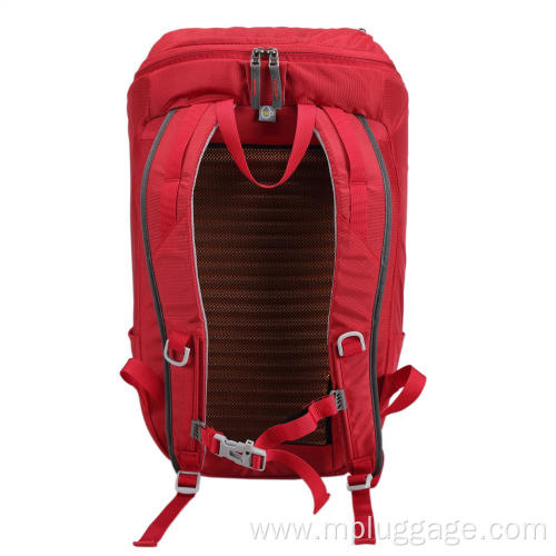 Red Travel Bag Backpack Hiking Gear School Bag
